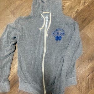 Notre Dame zip up